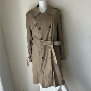 Vintage London Fog Maincoats double-breasted trench coat in British Khaki